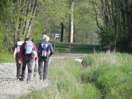 In cammino verso il Lago di Campagna (38624 bytes)